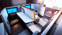 airlines with business class plus
