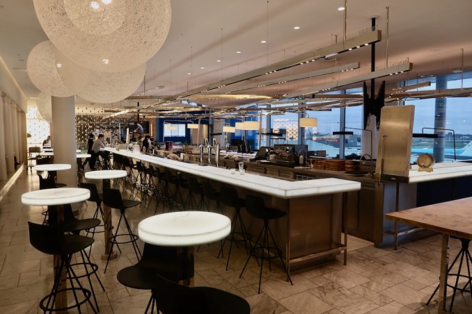 KLM CROWN LOUNGE AT SCHIPHOL AIRPORT