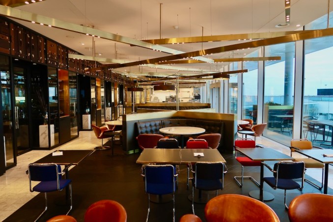 KLM CROWN LOUNGE AT SCHIPHOL AIRPORT