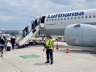 review lufthansa business class A320neo